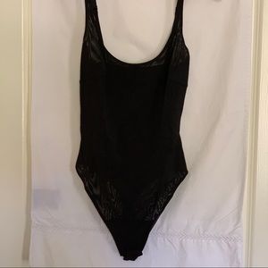La Perla Bodysuit Sheer Black Size US34 Italy